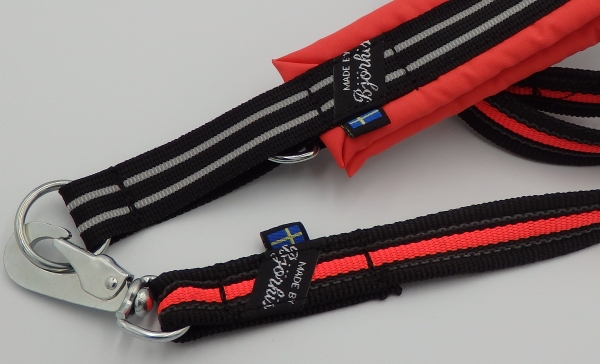 ネオンレッド、サーモンピンク｜ビヨルキス Valkグリップリード BJORKIS｜犬グッズ通販HAU（ハウ）