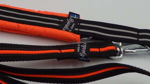 ネオンオレンジ｜ビヨルキス Valkグリップリード BJORKIS｜犬グッズ通販HAU（ハウ）