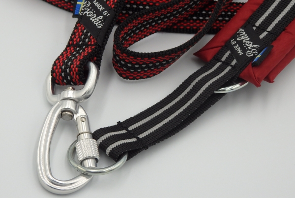 ビヨルキス リフレクティブラバーグリップリード BJORKIS (ロックカラビナ付き犬用リーシュ)