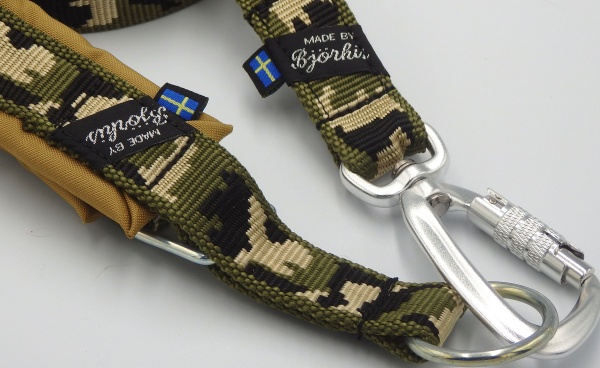 ロック付きカラビナで外れない｜ビヨルキス ハーフチョーク｜犬グッズ通販HAU