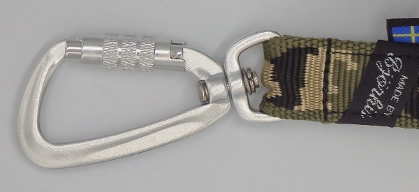 ツイストロックで外れない抜けないカモウェビングリード BJORKIS（ロックカラビナ付き犬用リーシュ）犬グッズ通販HAU