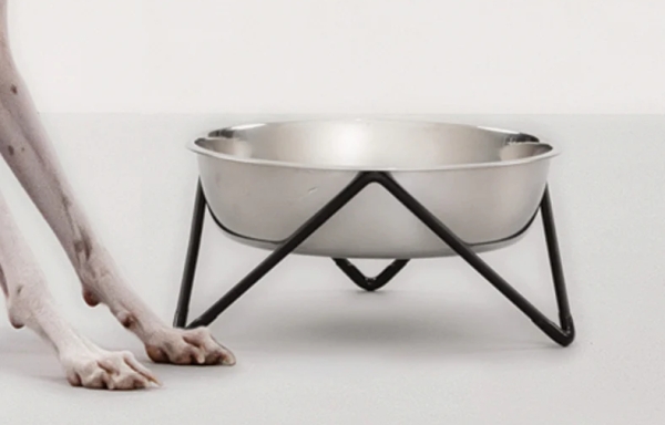 WOOF XL 大型犬用シングルドッグボウル Bendo｜高さのあるスタンド付きデザイナーズ犬用食器、フードボウル｜犬グッズ通販HAU（ハウ）