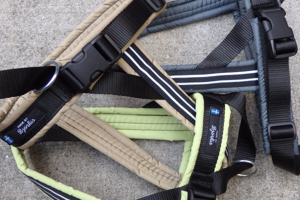 ビヨルキス bjorkis ハーネス、ベージュ、ピスタチオ、グレー|犬グッズ通販HAU