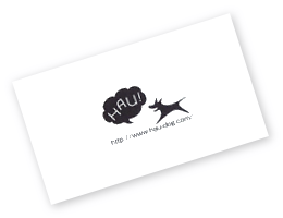 HAUのギフトラッピング オリジナルメッセージカード付き｜犬グッズ通販HAU